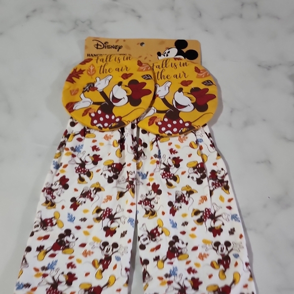 Disney Other - Disney  Bottoms - White with Red and Yellow Minnie Mouse Design